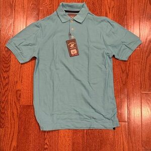 Beverly Hills Polo Club Aqua Polo Shirt